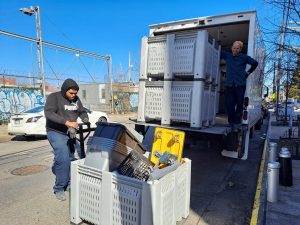 Illustration of NYC office cleanout and recycling services
